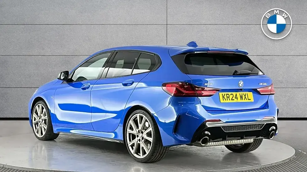 Used BMW M135 Shadowline 302 HP (222 kW) 2024 Blue Hatchback
