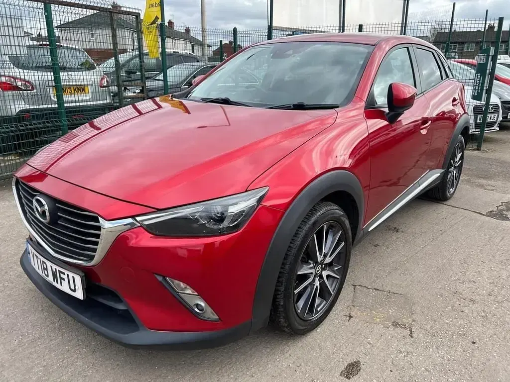 Gebraucht Mazda CX-3 Inclusive 105 PS (77 kW) 2018 Rot SUV