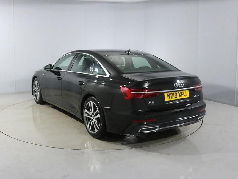 Used Audi A6 S-Line 204 HP (150 kW) 2019 Black Sedan