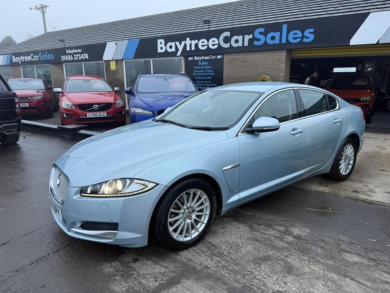 Blue Used 2012 Jaguar XF Business Edition Sedan | £4,295 (Good price) - Image 1/4