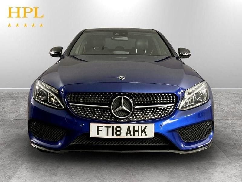 Used Mercedes C43 AMG Premium Plus 367 HP (269 kW) 2018 Blue Sedan