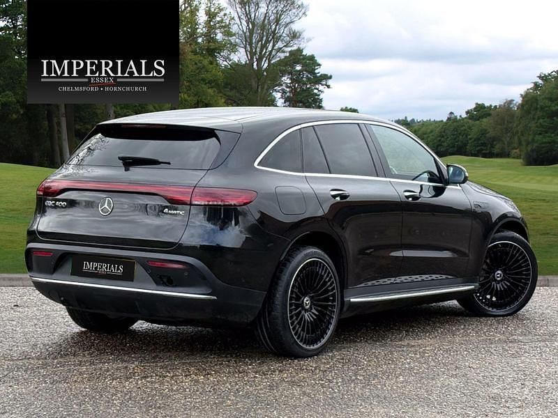Used Mercedes EQC400 AMG line 300 kW (408 HP) 2022 Black SUV