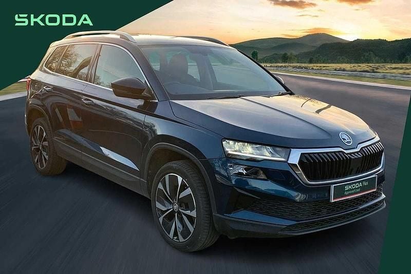 Used Skoda Karoq SE L 110 HP (80 kW) 2022 Petrol blue metallic SUV
