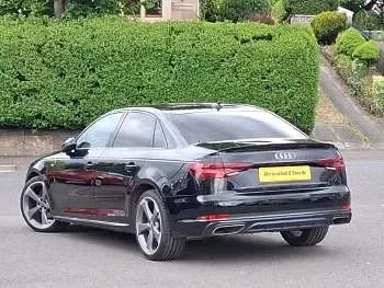 Used Audi A4 Black Edition 150 HP (110 kW) 2019 Black Sedan