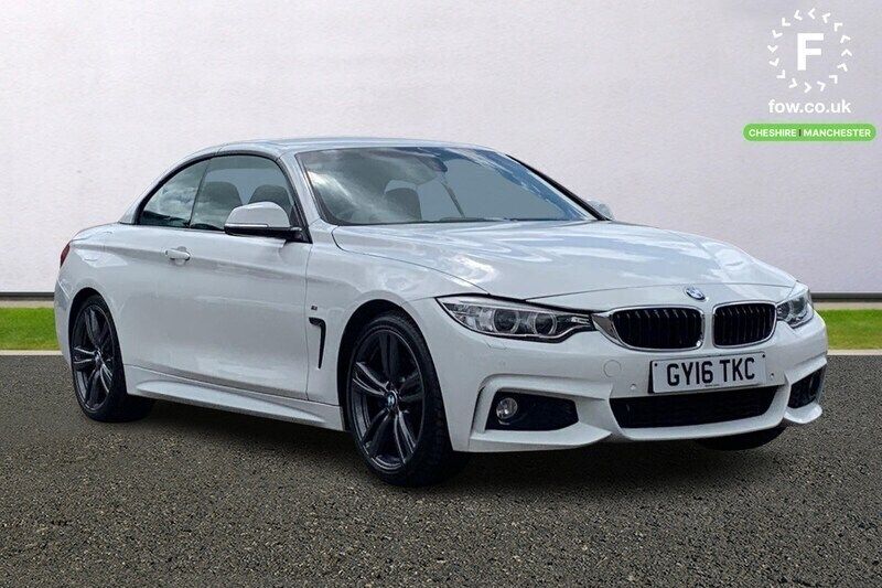 White Used 2016 BMW 420 Comfort Edition Cabriolet | £14,899 (A bit pricey) - Image 1/4
