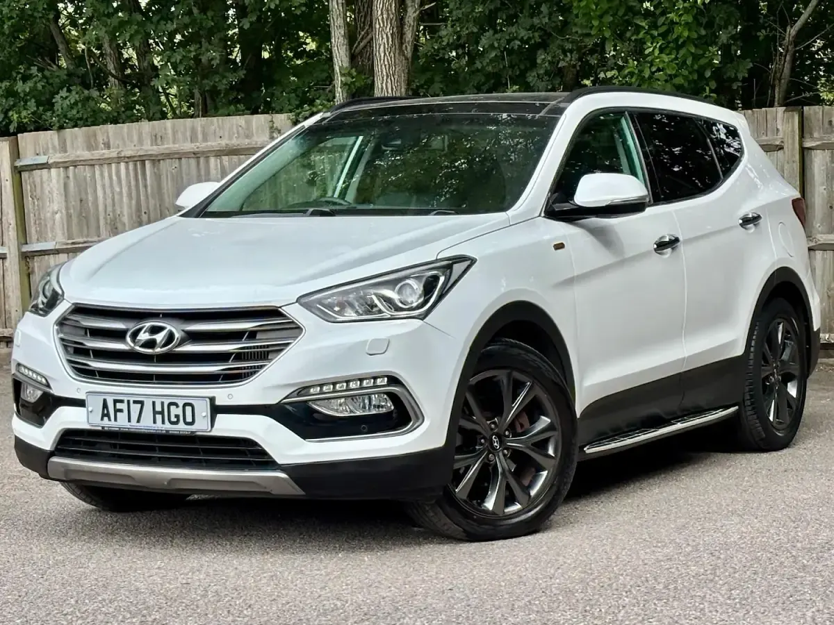 Used Hyundai Santa Fe Edition 200 HP (147 kW) 2017 White SUV