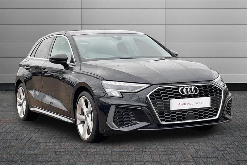Black Used 2023 Audi A3 S-Line Hatchback | £24,850 (Fair price) - Image 1/4