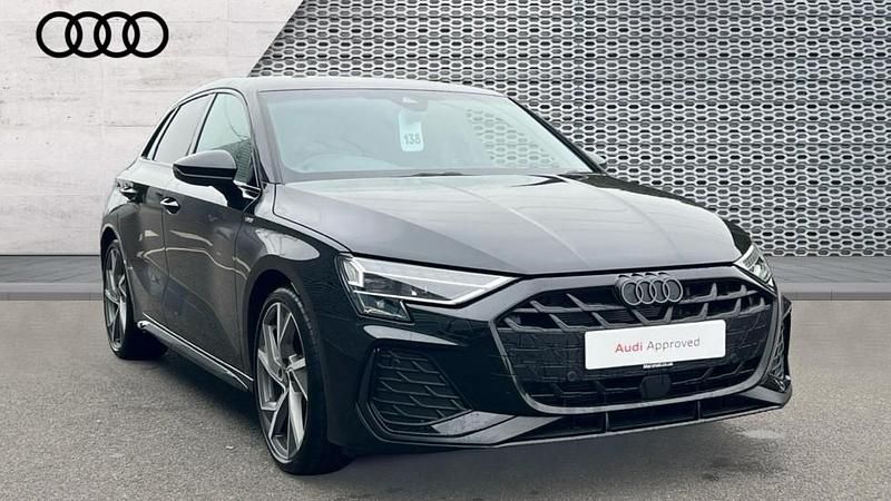Black Used 2025 Audi A3 Black Edition Hatchback | £31,552 (Expensive) - Image 1/4