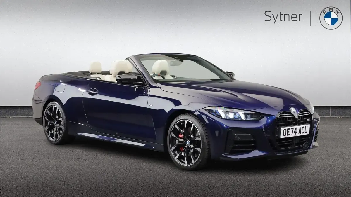 Used BMW M440 M Sport 369 HP (271 kW) 2024 Blue Sedan