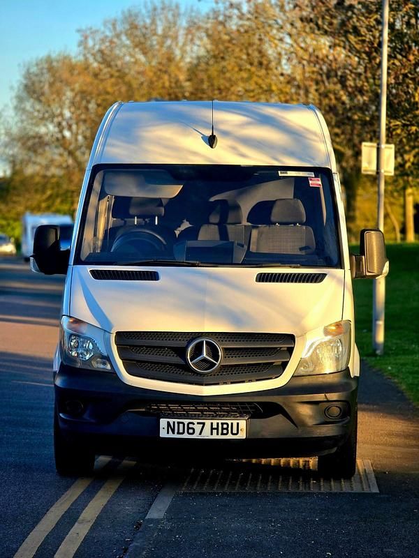 Begagnad Mercedes Sprinter 2017 Vit Van