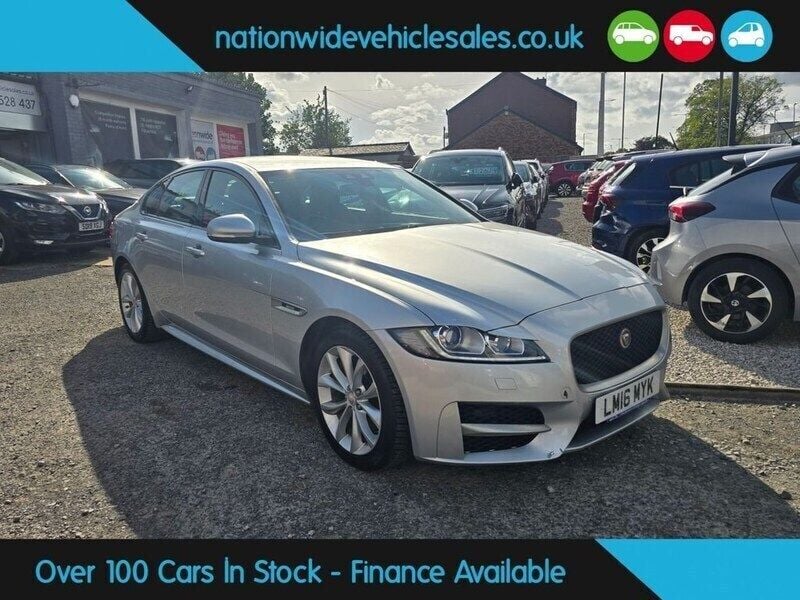 Silver Used 2016 Jaguar XF R-Sport Sedan | £7,132 (Fair price) - Image 1/4