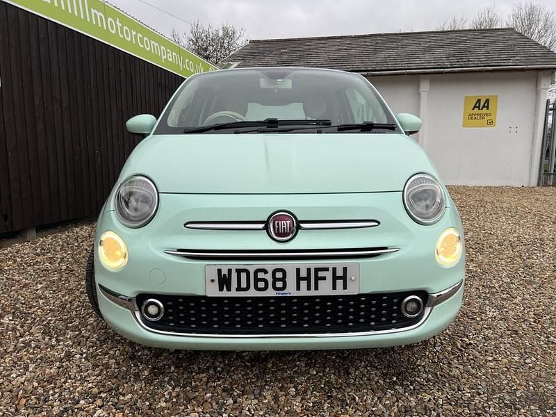 Used Fiat 500 Lounge 69 HP (50 kW) 2018 Green Hatchback