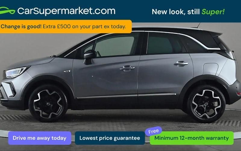 Used Vauxhall Crossland Ultimate 131 HP (96 kW) 2021 Grey SUV