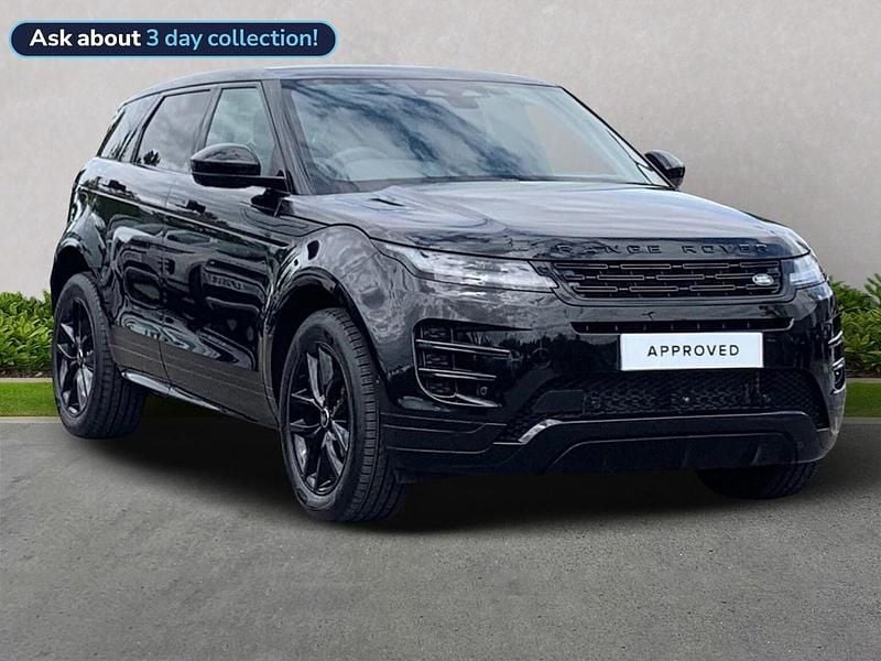 Black Used 2025 Land Rover Range Rover evoque Estate | £46,959 - Image 1/4