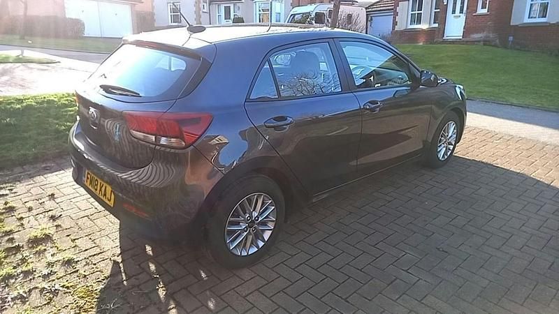 Used Kia Rio 83 HP (61 kW) 2018 Grey Hatchback