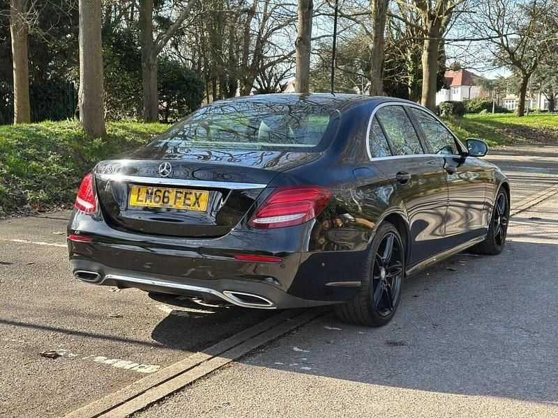 Used Mercedes E220 AMG line 2016 Black Sedan