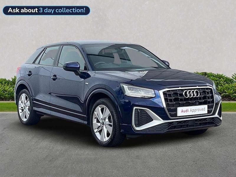 Blue Used 2022 Audi Q2 S-Line SUV | £23,958 (Fair price) - Image 1/4