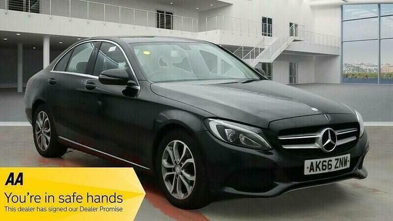 Black Used 2016 Mercedes C200 | £8,995 (Good price) - Image 1/3