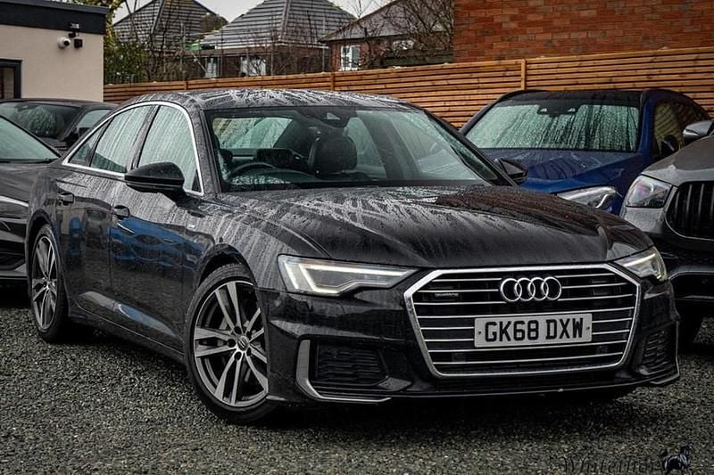 Used Audi A6 S-Line 286 HP (210 kW) 2018 Black Sedan