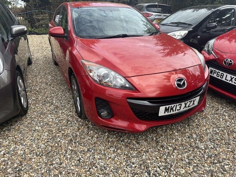 Red Used 2013 Mazda 3 Edition Hatchback | £4,295 (Fair price) - Image 1/4