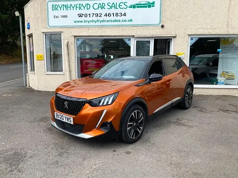 Used Peugeot 2008 GT-line 127 HP (93 kW) 2020 Orange SUV