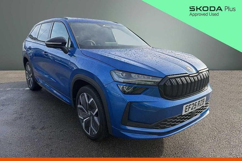 Used Skoda Kodiaq SportLine 147 HP (108 kW) 2025 Race blue metallic SUV