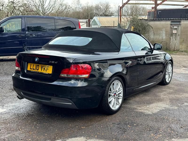 Used BMW 118 Cabriolet M Sport 2010 Black Cabriolet