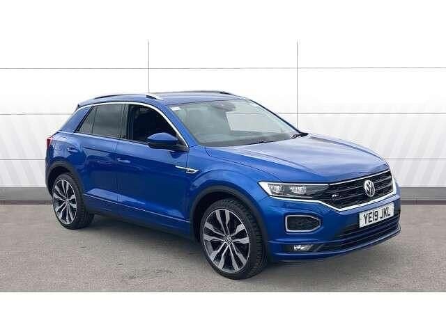 Blue Used 2019 VW T-Roc R-line SUV | £14,990 (Good price) - Image 1/4