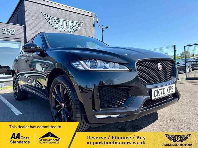 Used Jaguar F-Pace Chequered Flag 2020 Black SUV