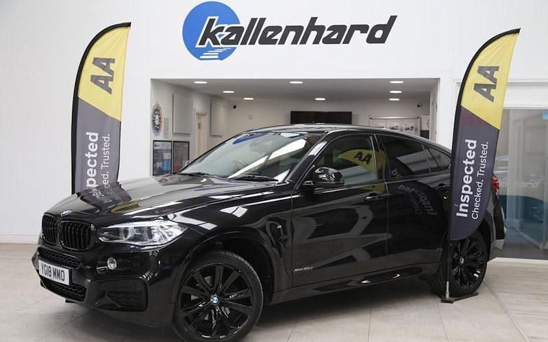Black Used 2018 BMW X6 M Sport SUV | £22,995 (Fair price) - Image 1/4