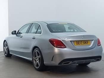 Used Mercedes C220 AMG line 170 HP (125 kW) 2017 Silver Sedan