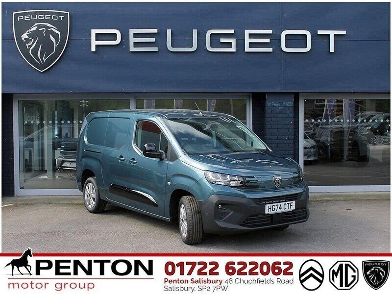 Blue New 2024 Peugeot Partner S MPV | £22,990 (Expensive) - Image 1/4