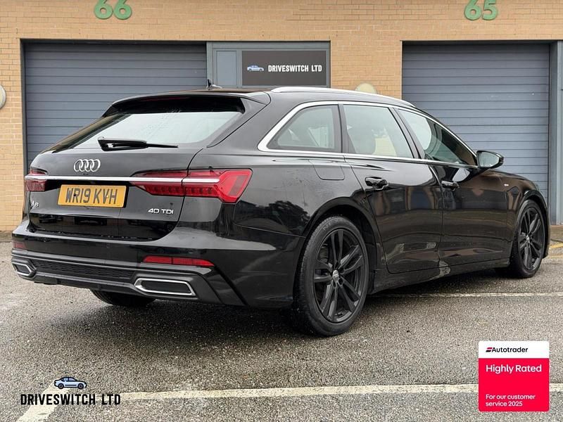 Used Audi A6 S-Line 204 HP (150 kW) 2019 Black Estate