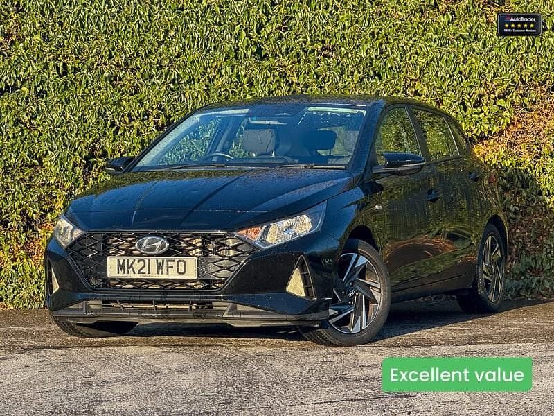 Black Used 2021 Hyundai i20 SE Hatchback | £11,490 (Good price) - Image 1/4