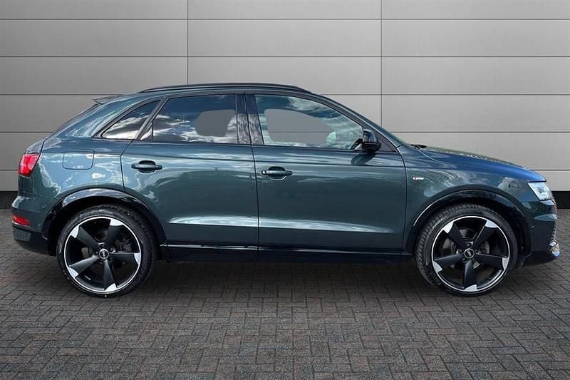 Used Audi Q3 Black Edition 180 HP (132 kW) 2018 Green SUV