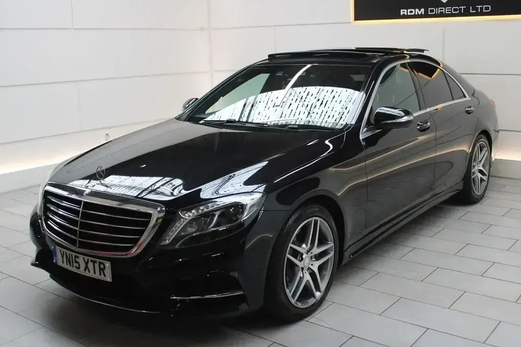 Begagnad Mercedes S350 AMG line 2015 Svart Sedan