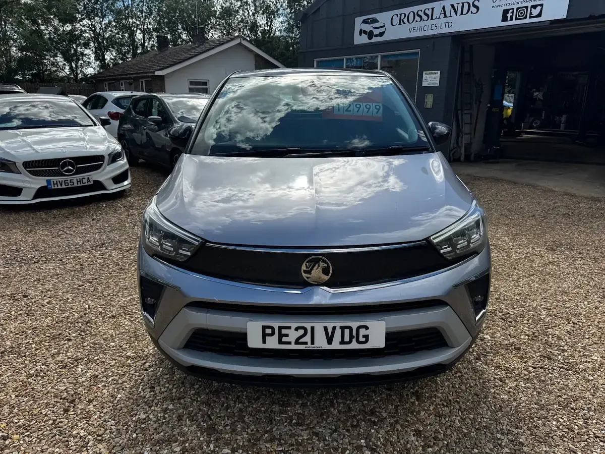 Used Vauxhall Crossland Elite 130 HP (95 kW) 2021 Grey SUV