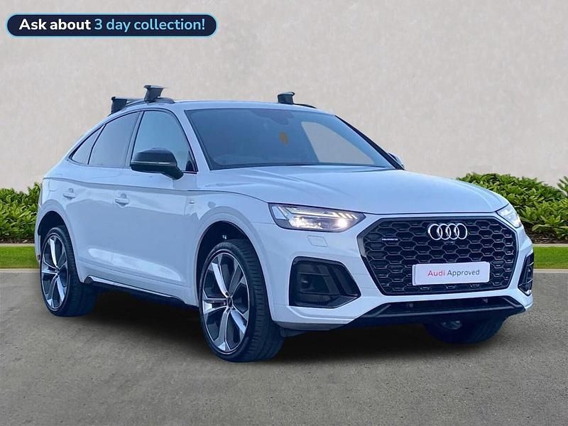 White Used 2021 Audi Q5 Sportback Business SUV | £33,674 (A bit pricey) - Image 1/4