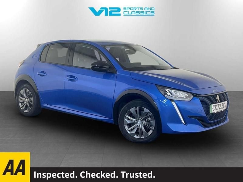 Used Peugeot e-208 Allure+ 100 kW (136 HP) 2022 Blue Hatchback