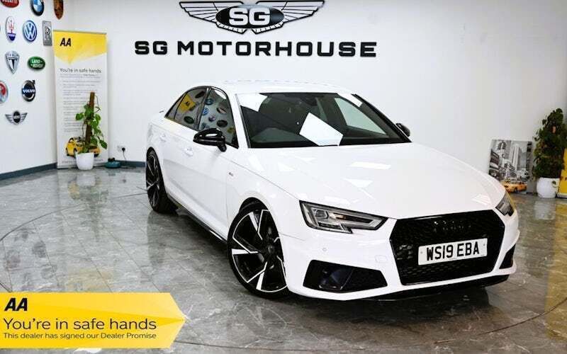 White Used 2019 Audi A4 Black Edition Sedan | £16,895 (Fair price) - Image 1/4