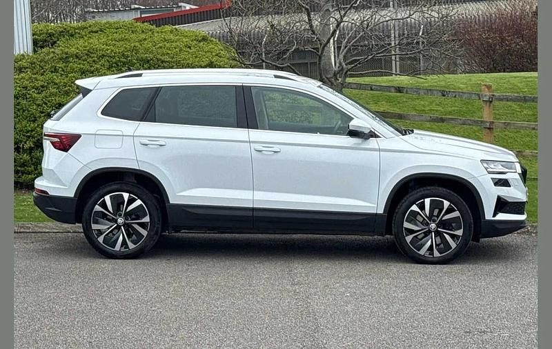 Used Skoda Karoq SE L 150 HP (110 kW) 2024 Moon white metallic SUV