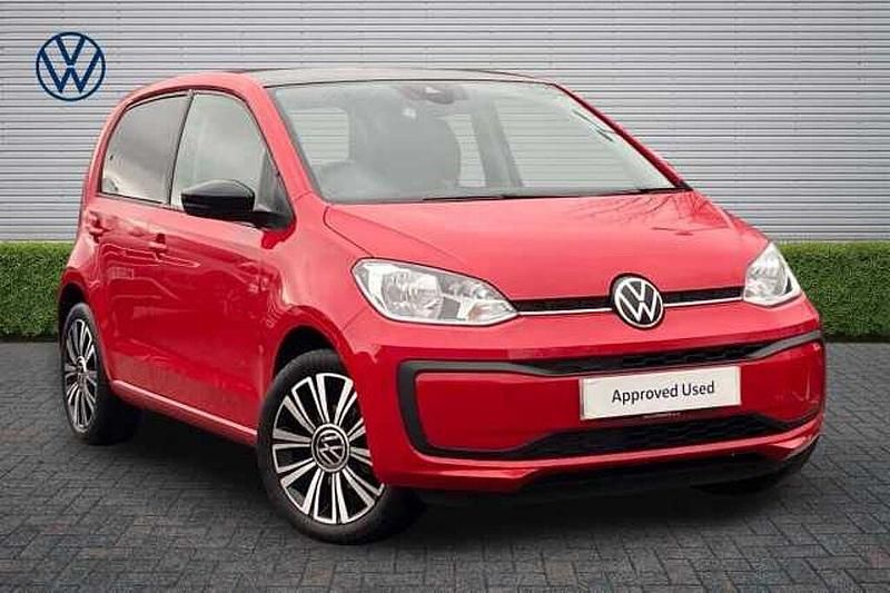 Used VW up! Black Edition 65 HP (47 kW) 2021 Red Hatchback