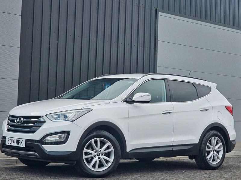 Used Hyundai Santa Fe Premium 197 HP (144 kW) 2014 White SUV
