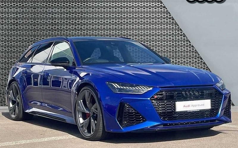 Blue Used 2022 Audi RS6 Advanced Estate | £77,837 (Fair price) - Image 1/4