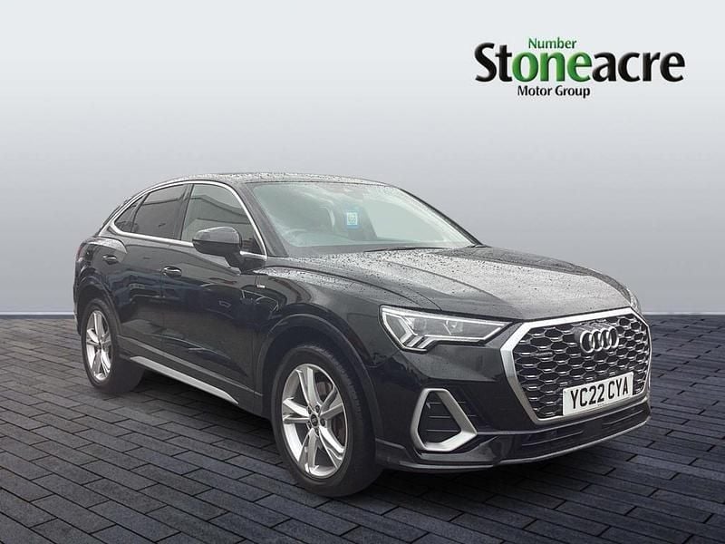 Black Used 2022 Audi Q3 Sportback S-Line SUV | £27,999 (Super price) - Image 1/4