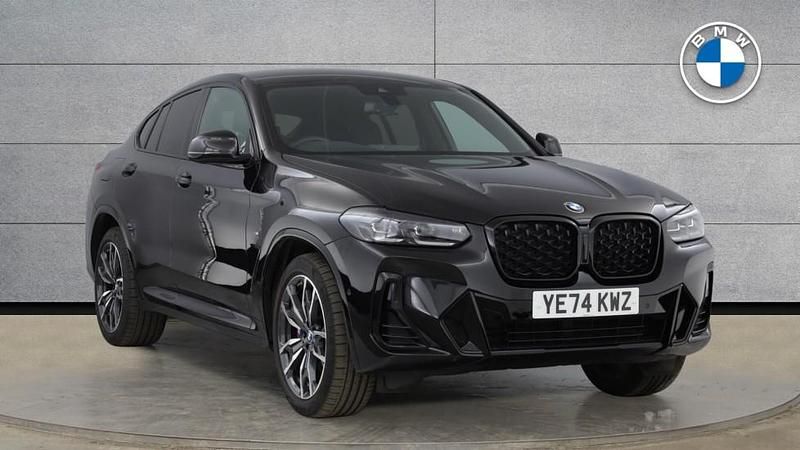 Black sapphire Used 2024 BMW X4 M Sport SUV | £43,393 (Fair price) - Image 1/4