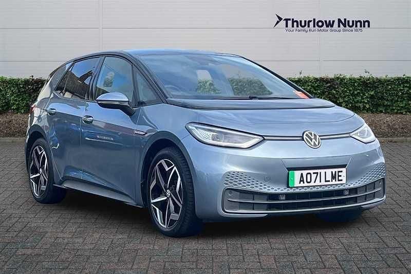 Used VW ID.3 Pro 150 kW (204 HP) 2021 Blue Hatchback