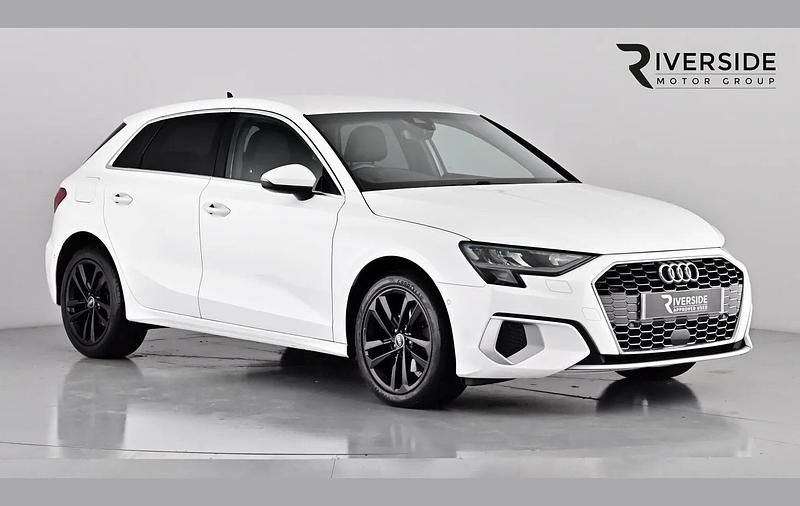 White Used 2022 Audi A3 Sport Hatchback | £20,470 (Good price) - Image 1/4
