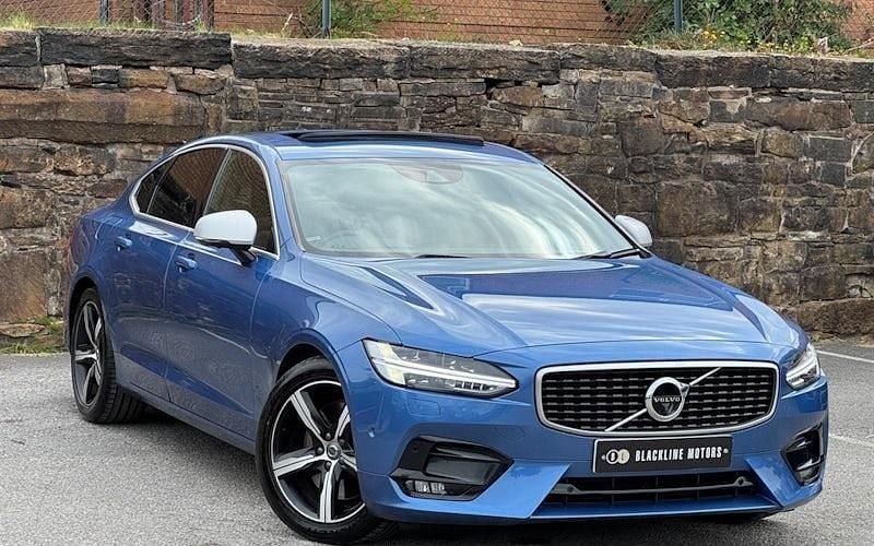 Blue Used 2018 Volvo S90 R-Design Sedan | £13,995 (Fair price) - Image 1/4