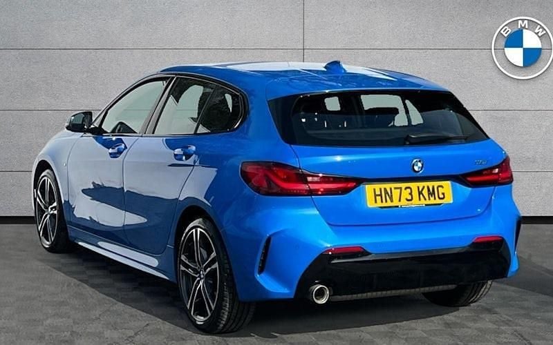 Used BMW 118 M Sport 136 HP (100 kW) 2023 Blue Hatchback